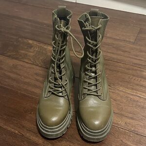 Olive Green ALDO Moto Boots